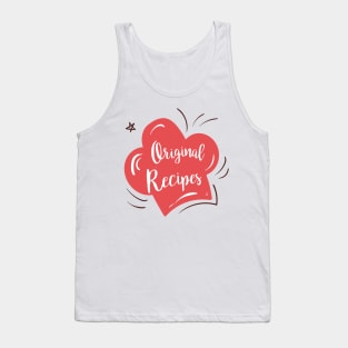 Cute Chef Hat Tank Top